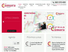 Tablet Screenshot of camaravalladolid.com